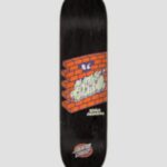 Santa cruz "santa cruz johnson other side 8.375"" skateboard deck noir"