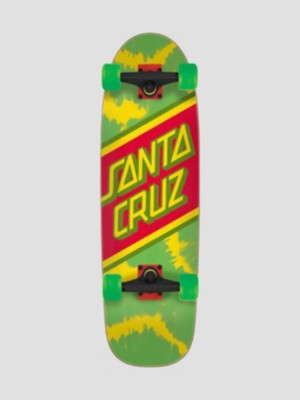 Santa cruz "santa cruz rasta tie dye 8.79"" complete vert"