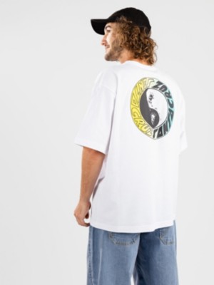 Santa cruz "santa cruz scream ying yang ring t-shirt blanc"