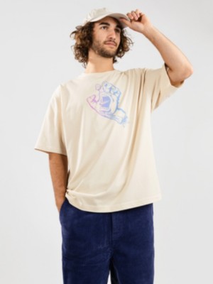 Santa cruz "santa cruz outline fade hand t-shirt blanc"