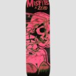 Zero "zero x misfits - die die my darling 8.25"" skateboard deck rose"