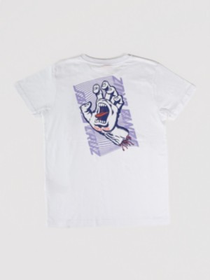 Santa cruz "santa cruz split strip hand t-shirt blanc"