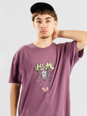 Welcome "welcome spidey garment-dyed t-shirt violet"