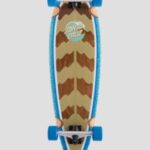 Santa cruz "santa cruz stipple wave dot pintail 9.2"" complete marron"